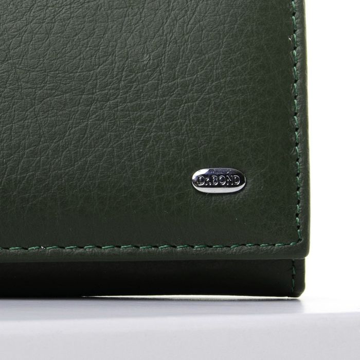 Шкіряний жіночий гаманець Classik DR. BOND W501-2 green купити недорого в Ти Купи