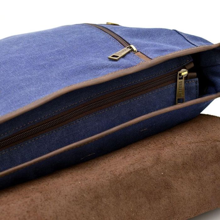 Мужской комбинированный рюкзак TARWA rк-3880-3md Коричневый; Синий купить недорого в Ты Купи