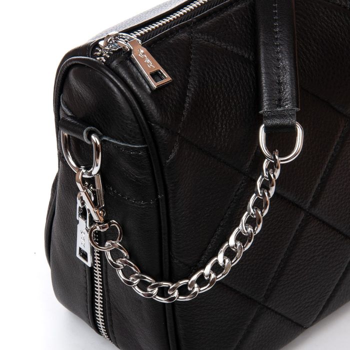 Жіноча шкіряна сумка класична ALEX RAI 2034-9 black купити недорого в Ти Купи