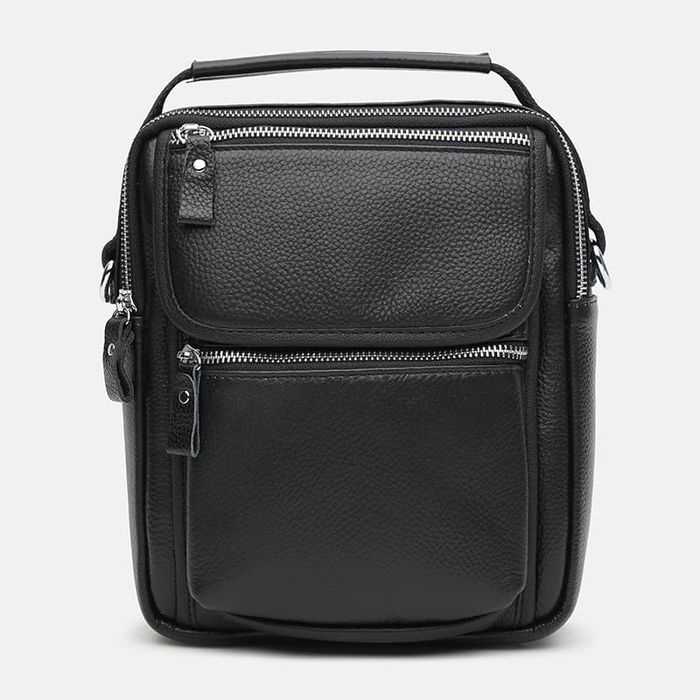 Чоловічі шкіряні сумки Keizer K18209bl-black купити недорого в Ти Купи