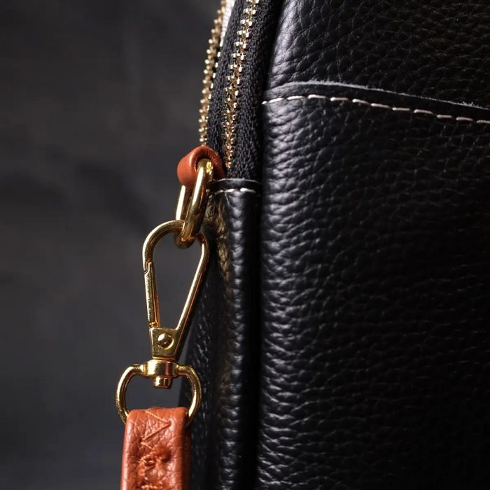 Молодежная женская кожаная сумка через плечо Vintage 22269 купить недорого в Ты Купи