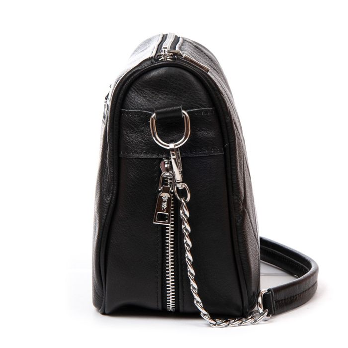 Жіноча шкіряна сумка класична ALEX RAI 2034-9 black купити недорого в Ти Купи