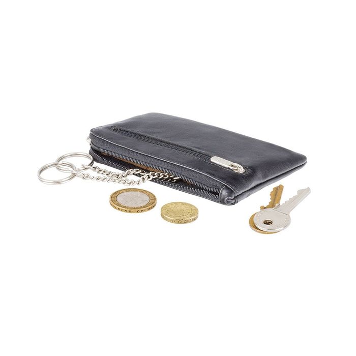 Кожаная ключница Visconti MZ-19 - GENO (blk) купить недорого в Ты Купи