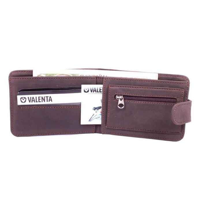 Мужской компактный кожаный кошелек Valenta ХР11610 купить недорого в Ты Купи