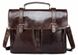 Мужская деловая кожаная сумка Vintage 14866 Коричневый