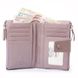 Женский кожаный кошелек Classik DR. BOND WN-23-19 pink-purple
