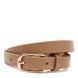 Жіночий ремінь шкіряний Borsa Leather 110v1genw67-caramel