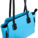 Кожаная сумка голубого цвета DESISAN (SHI-7132-376)