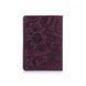 Обложка для паспорта из кожи HiArt PC-02 Shabby Plum Mehendi Art Фиолетовый