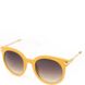 Солнцезащитные круглые желтые женские очки BR-S