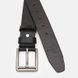Мужской кожаный ремень Borsa Leather V1115DPL02-black