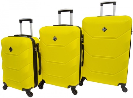Набор из 3 чемоданов из ABS пластика Bonro Style 10500300 купить недорого в Ты Купи