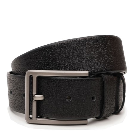 Мужской кожаный ремень Borsa Leather V1125DPL01-black купить недорого в Ты Купи