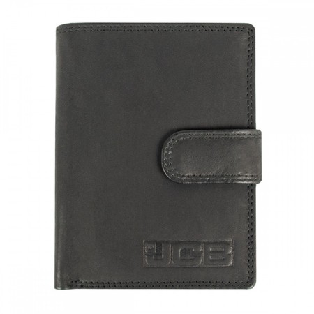Английский мужской кожаный кошелек JCB NC36MN Black (Черный) купить недорого в Ты Купи