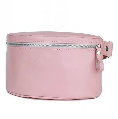Кожаная поясная сумка розовая винтажная TW-BELTBAG-PINK-KSR купить недорого в Ты Купи