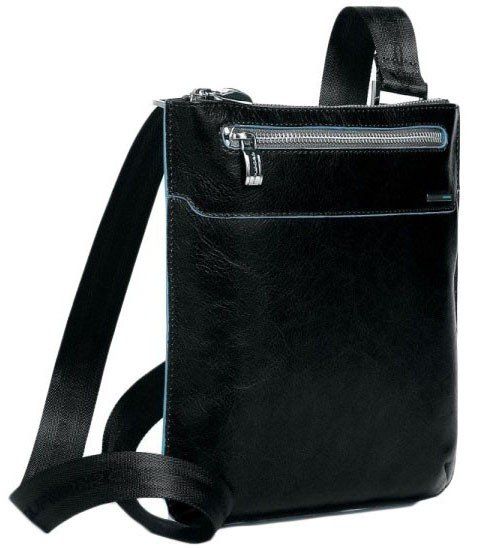 Мужская черная сумка Piquadro Blue Square (CA1358B2_N) купить недорого в Ты Купи