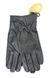 Чорні жіночі шкіряні рукавички Shust Gloves