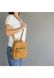 Женский рюкзак из натуральной кожи Groove S желтый винтажный TW-GROOVE-S-YELL-CRZ