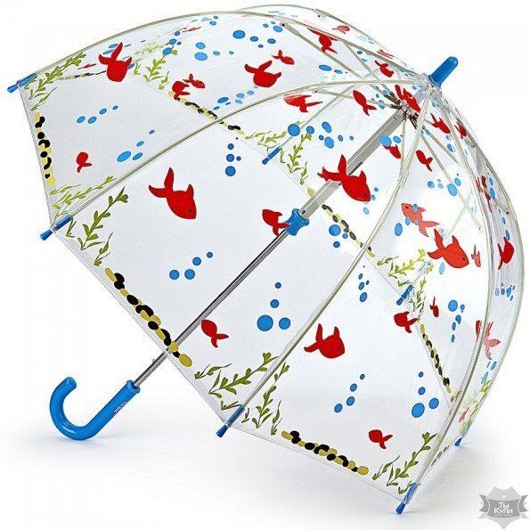 Дитяча механічна парасолька-тростина FULTON FUNBRELLA-4 C605 - GONE FISHING купити недорого в Ти Купи