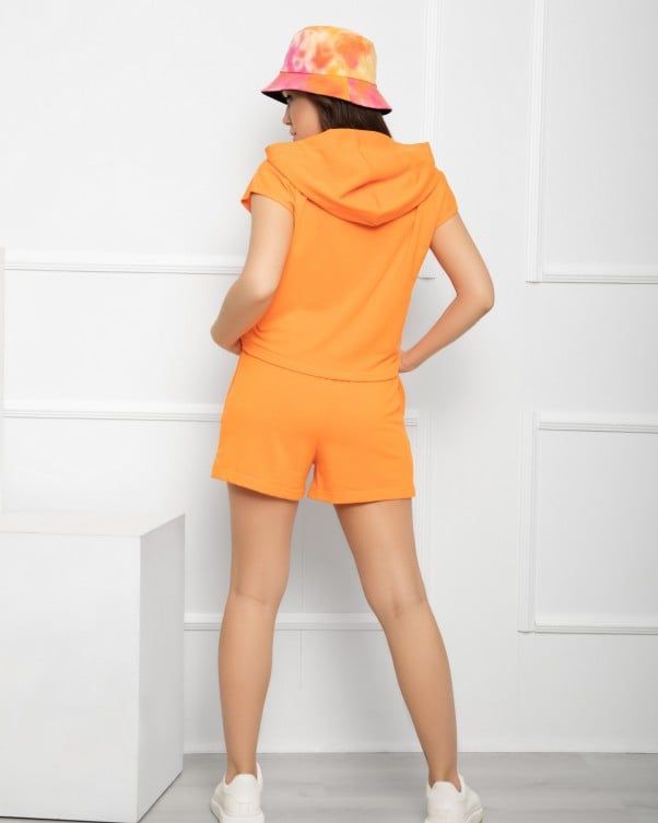 Спортивний костюм ISSA PLUS 12617 M помаранчевий купити недорого в Ти Купи