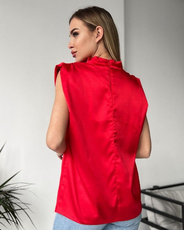 Блузы ISSA PLUS 13715 S красный купить недорого в Ты Купи