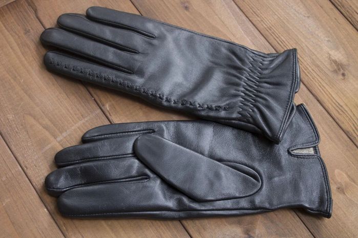 Рукавички жіночі чорні шкіряні сенсорні 950s2 M Shust Gloves купити недорого в Ти Купи
