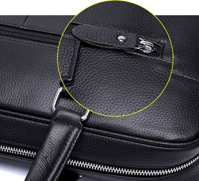 Сумка-портфель чоловіча шкіряна ділова Tiding Bag A25-9904A купити недорого в Ти Купи