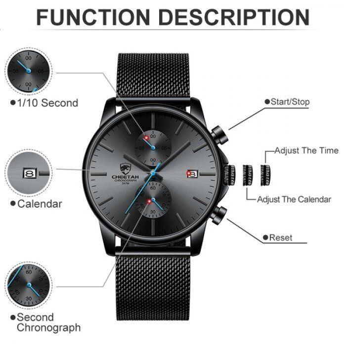 Мужские наручные часы CHEETAH GETMAN 8506 купить недорого в Ты Купи