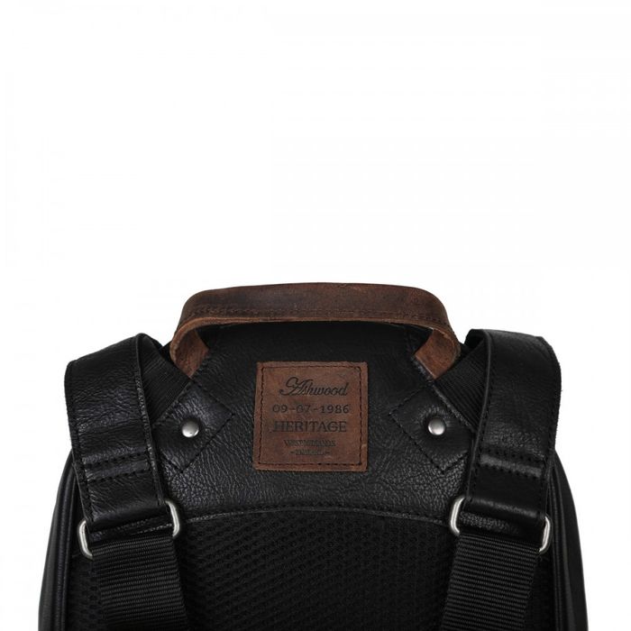 Мужской кожаный рюкзак Ashwood 4555 Black купить недорого в Ты Купи
