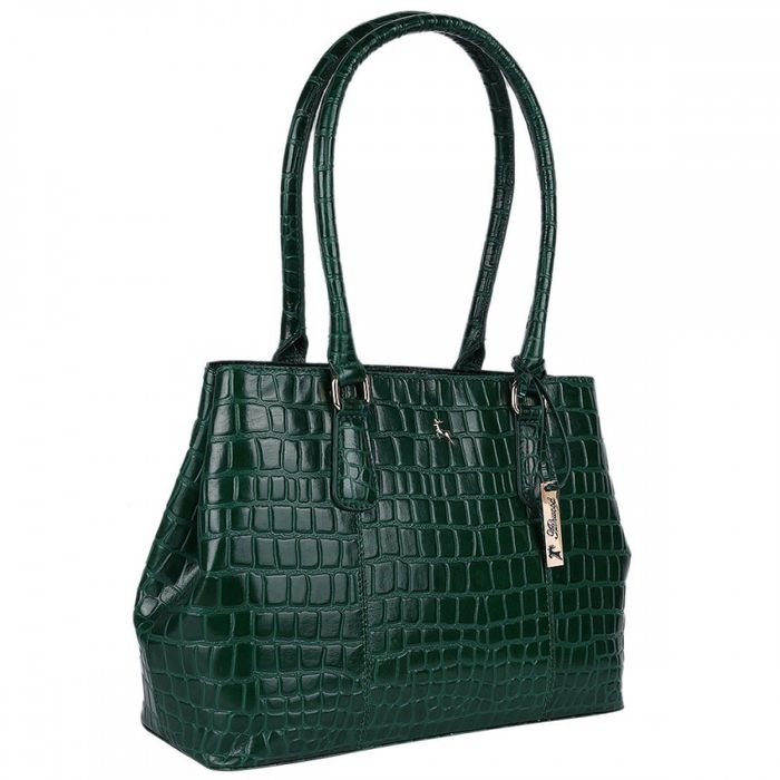 Жіноча шкіряна сумка Ashwood C54 зелений (зелений) купити недорого в Ти Купи