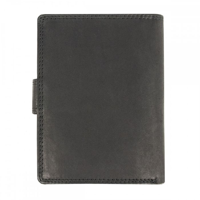 Англійський чоловічий шкіряний гаманець JCB NC36MN Black (Чорний) купити недорого в Ти Купи