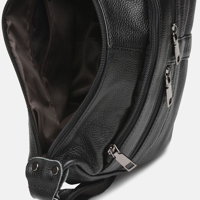Женская кожаная сумка Borsa Leather K1105-black купить недорого в Ты Купи