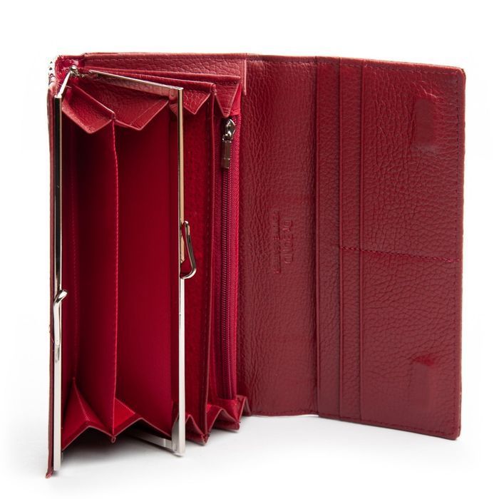 Женский лаковый кожаный кошелек PE DR. BOND PEW1-V-2 red купить недорого в Ты Купи