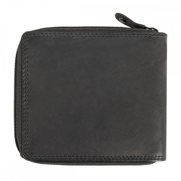 Английский мужской кожаный кошелек JCB NC43MN Black (Черный) купить недорого в Ты Купи