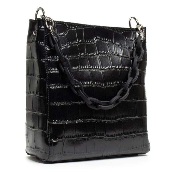Женская кожаная сумка классическая ALEX RAI 07-02 9704 black купить недорого в Ты Купи