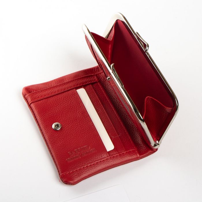 Женский кожаный кошелек Classik DR. BOND WN-23-14 red купить недорого в Ты Купи