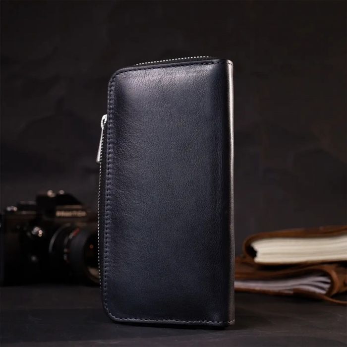 Шкіряний чоловічий гаманець ручної роботи GRANDE PELLE 11644 купити недорого в Ти Купи