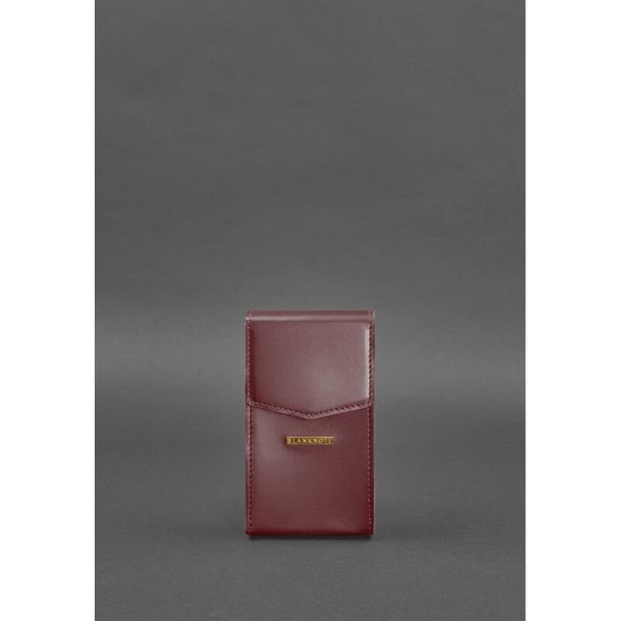 Жіноча шкіряна сумка поясна / кроссбоді BlankNote Mini Бордова (BN-BAG-38-1-vin) купити недорого в Ти Купи