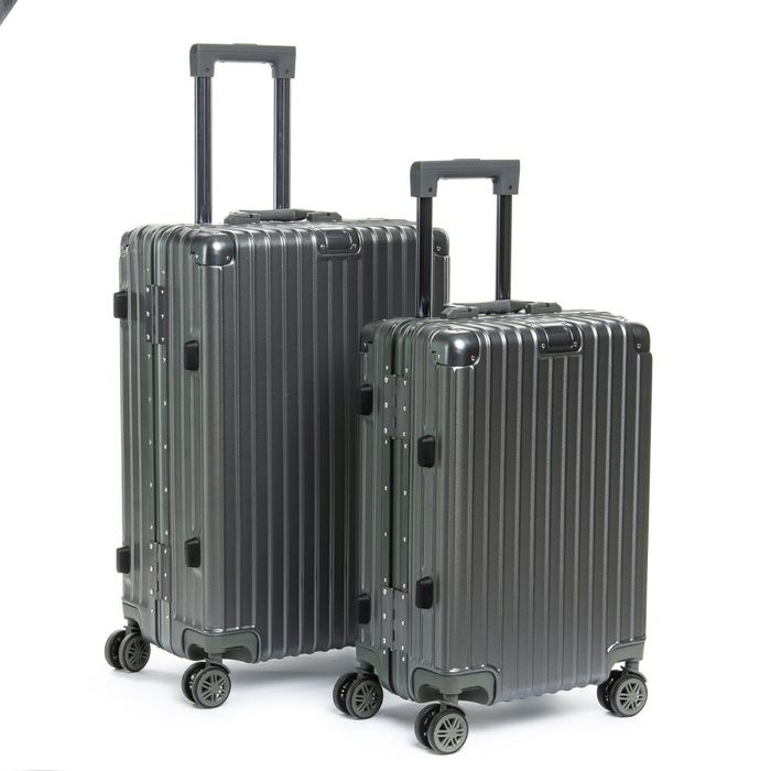 Комплект валіз 2/1 ABS-пластик PODIUM 06 dark-grey замок 31488 купити недорого в Ти Купи