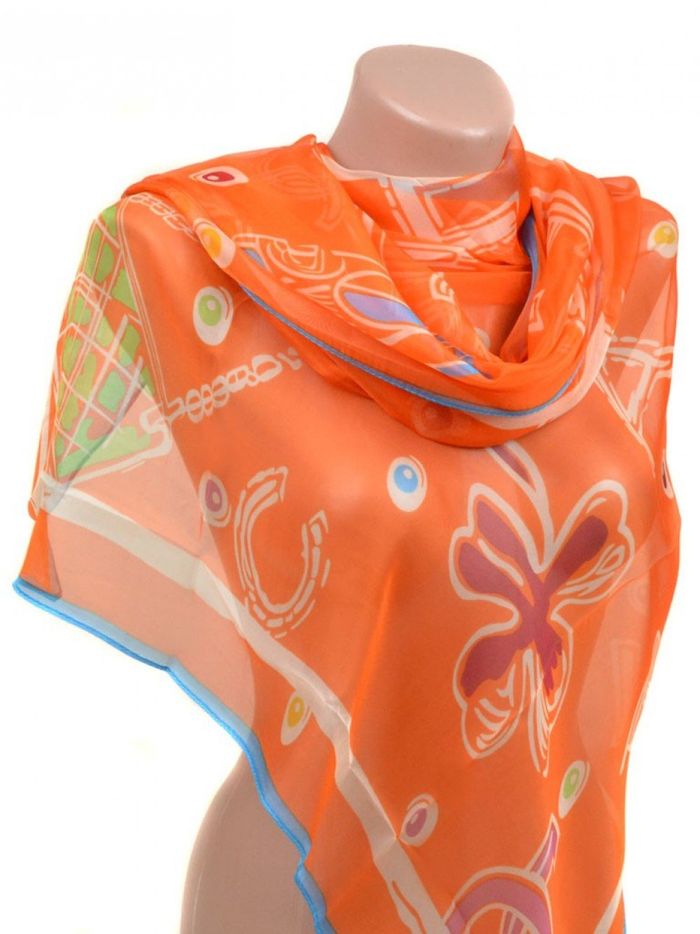 Жіночий шарф-палантин весна-літо Шифон 10223-H3 купити недорого в Ти Купи