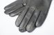 Чорні жіночі шкіряні рукавички Shust Gloves