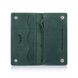 Зелений шкіряний гаманець Hi Art WP-05 Mehendi Art Зелений