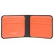 Кожаный мужской кошелек Visconti VSL35 Trim c RFID (Black-Orange)