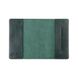 Шкіряна зелена обкладинка на паспорт HiArt PC-01 Mehendi Art Зелений