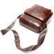 Мужская коричневая кожаная сумка Joynee bd10-8516
