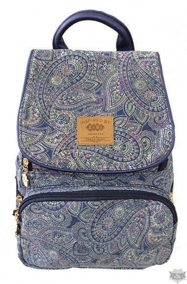 Подростковый рюкзак COMPACT BLUE PAISLEY ZIBI (ZB16.0666BP) купить недорого в Ты Купи