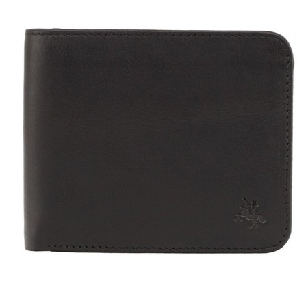 Шкіряний чоловічий гаманець Visconti VSL35 Trim c RFID (Black-Cobalt) купити недорого в Ти Купи