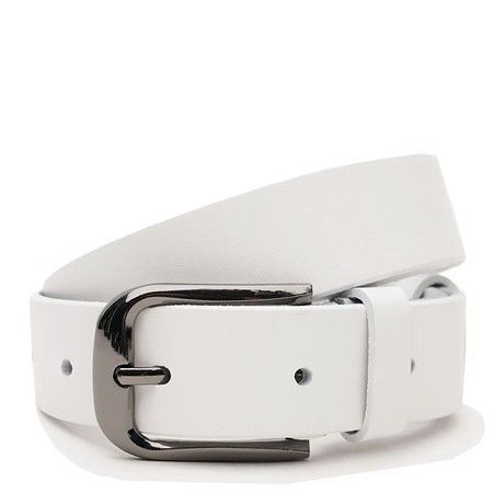 Женский кожаный ремень Borsa Leather V1FX34-white купить недорого в Ты Купи