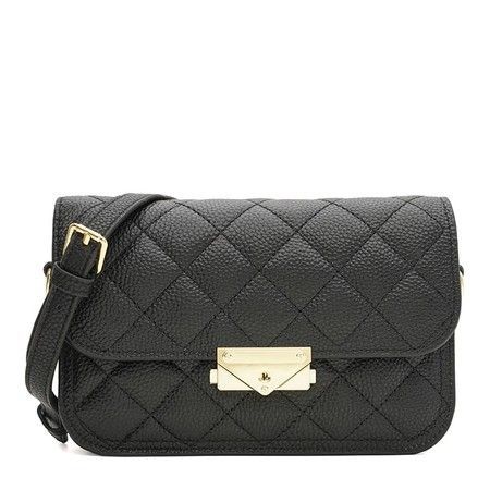 Сумка жіноча Borsa Leather K12202bl-black купити недорого в Ти Купи