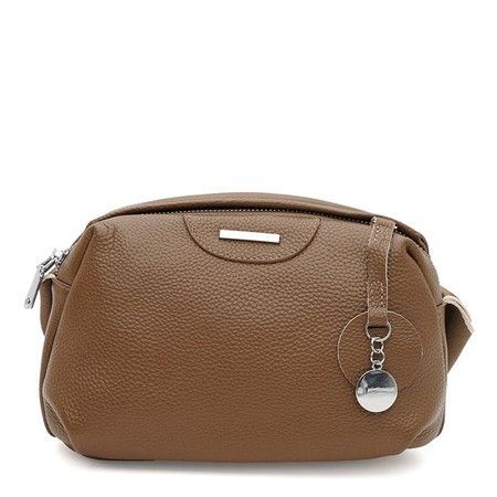 Женская кожаная сумка Borsa Leather K12247br-brown купить недорого в Ты Купи